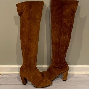 Franco Sarto Over the Knee Suede Boots